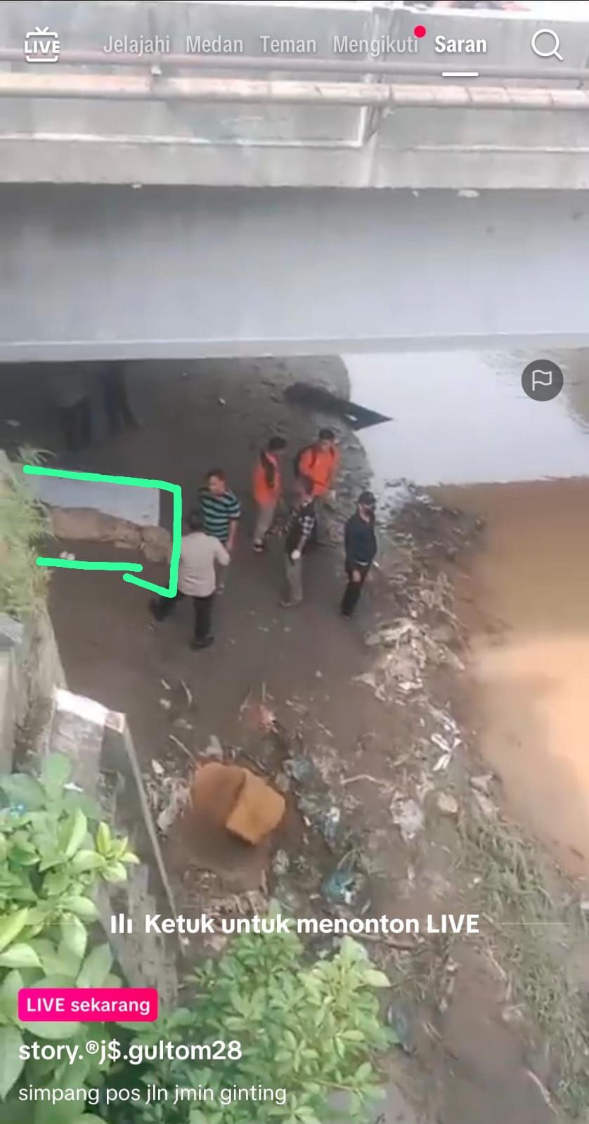 Mayat di Bawah Jembatan Titi Kuning Medan Ternyata Gantung Diri, Dikenal Sebagai 'Pak Ogah'