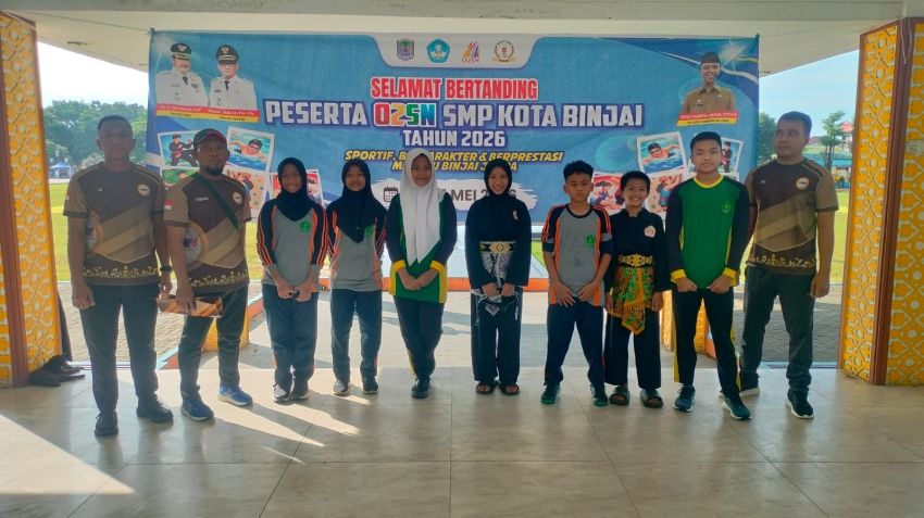 MTsN Binjai Raih Dua Medali di Kejuaraan O2SN tingkat SMP/MTs