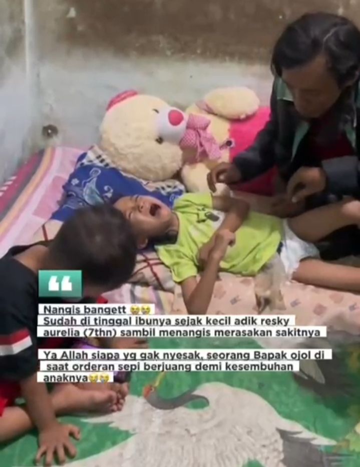 Perjuangan Bapak Juan, Ojol di Deli Serdang yang Bertahan Demi Dua Buah Hatinya