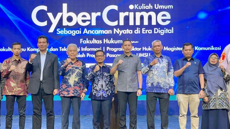 Dirressiber Polda Sumut Beri Kuliah Umum di UMSU