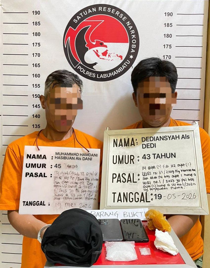 Polres Labuhanbatu Ungkap Peredaran Sabu Antarwilayah