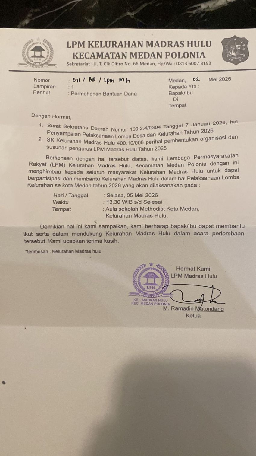 Ayoyo! Habis Lurah, Giliran LPM Sebar Proposal Bantuan Dana
