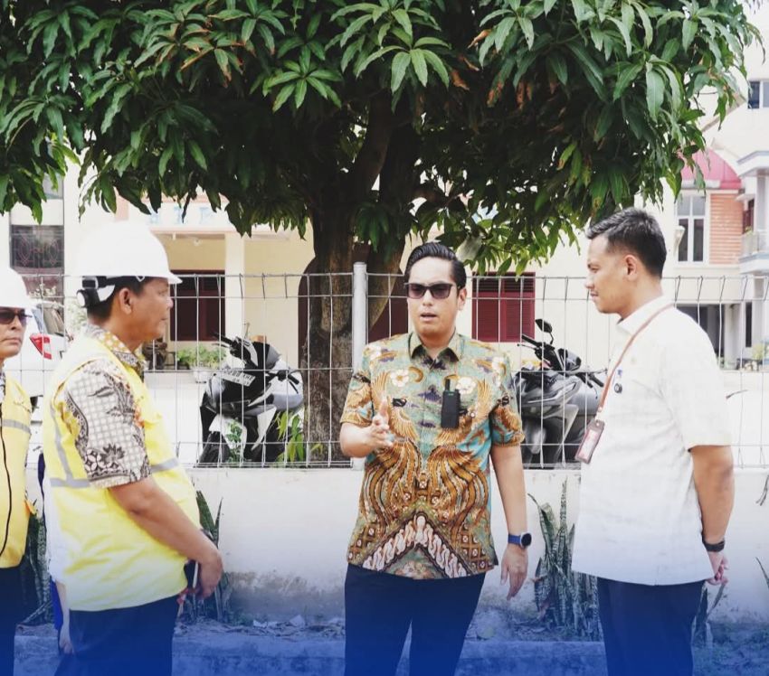 Walikota Medan Tinjau Langsung Pengerjaan Jalan  Danau Jempang Sei Agul