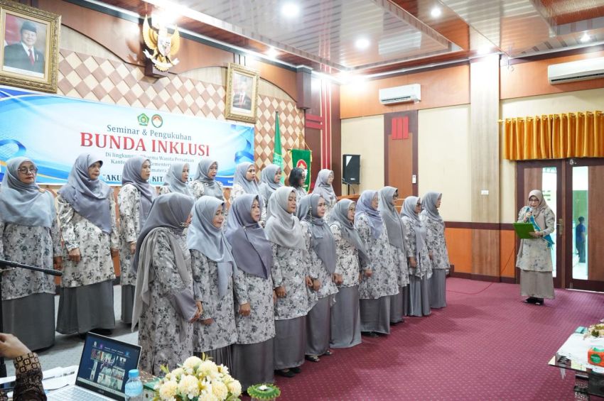 Saatnya DWP Kanwil Kemenagsu Peduli Anak Disabilitas