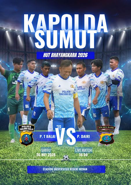Babak 8 Besar Piala Kapolda Sumut, PS Polres Tanjungbalai Tantang PS Polres Dairi