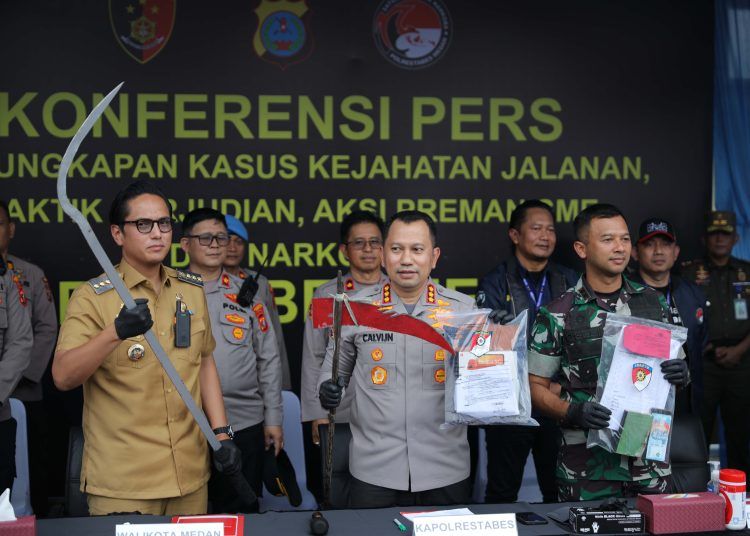 Polrestabes Medan Gulung 178 Tersangka dalam 15 Hari, 21 Orang Dihadiahi Timah Panas