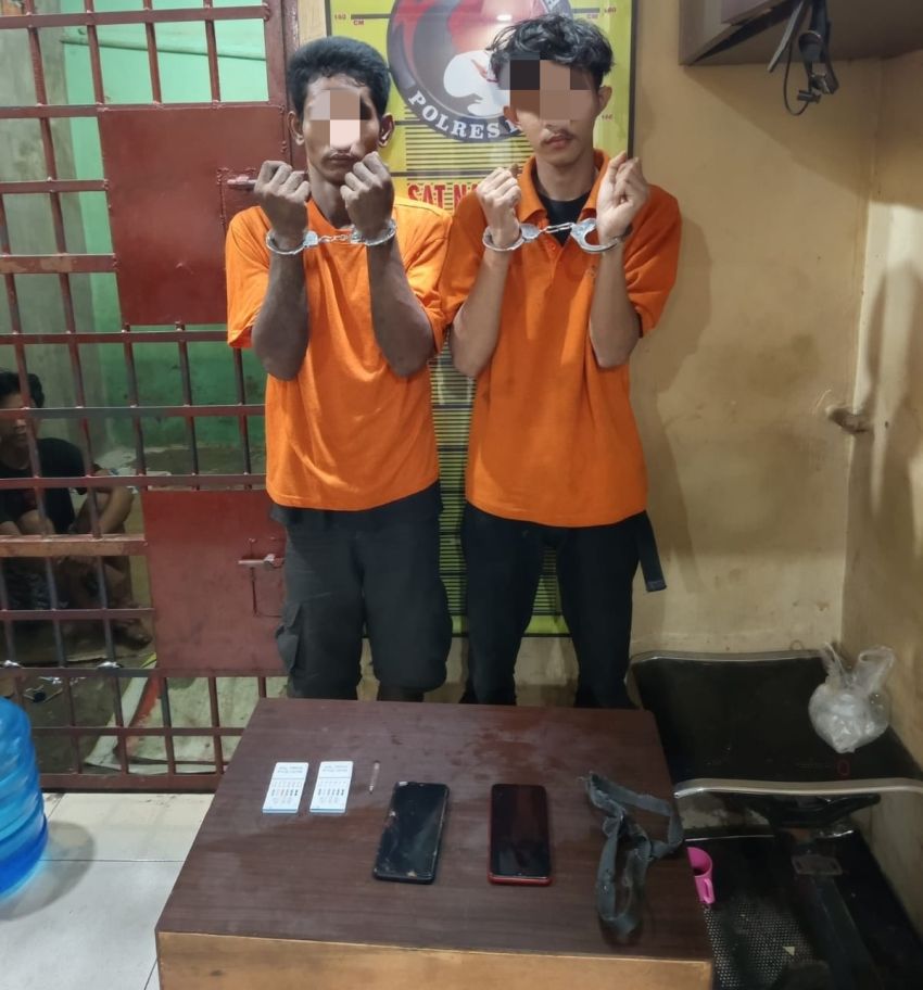 Satres Narkoba Polres Langkat Sikat Peredaran Sabu, Pelaku dan Barang Bukti Diamankan