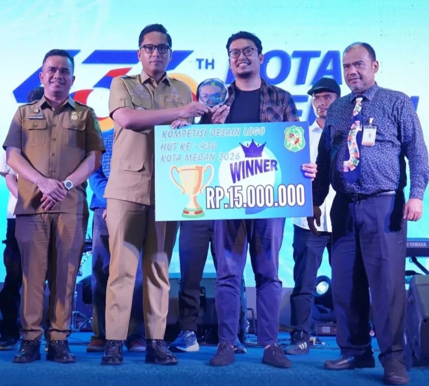 Rico Waas Luncurkan Logo Hari Jadi Kota Medan Ke-436 Tahun 2026, Medan Tangguh, Maju Untuk Semua