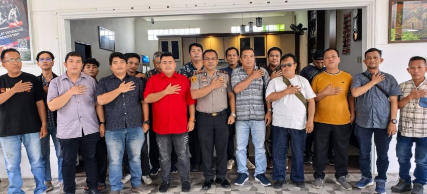 Perkuat Sinergitas, Polsek Medan Tuntungan Gelar Coffee Morning Bersama Wartawan