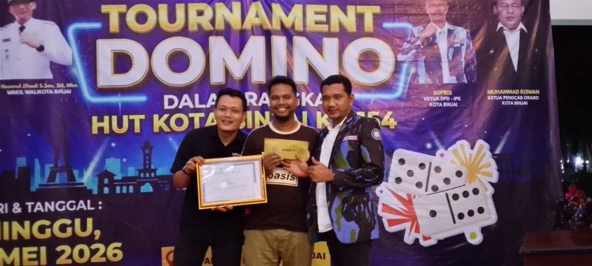 Sapma IPK dan DPD IPK Binjai Raih Prestasi di Turnamen Domino