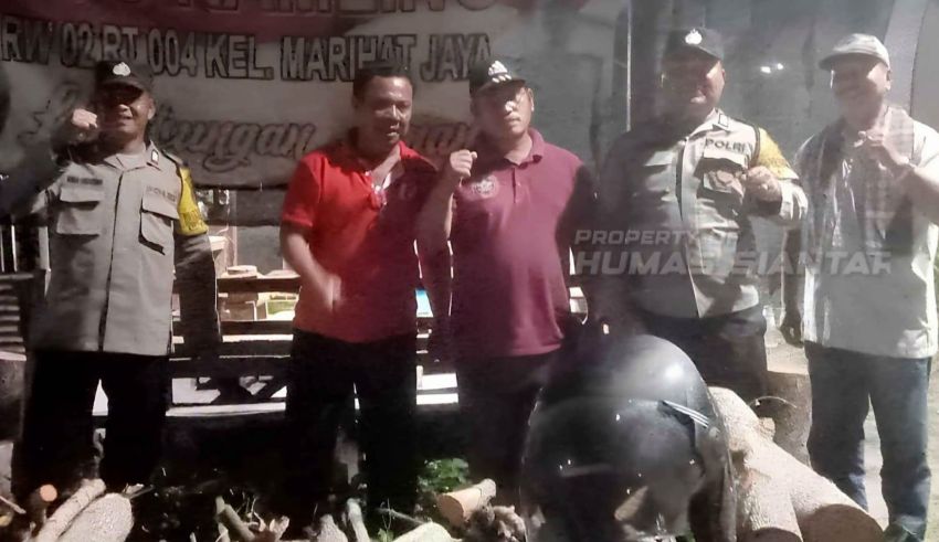 Polsek Siantar Marihat Laksanakan Saling, Imbau Petugas Jaga Pos Kamling