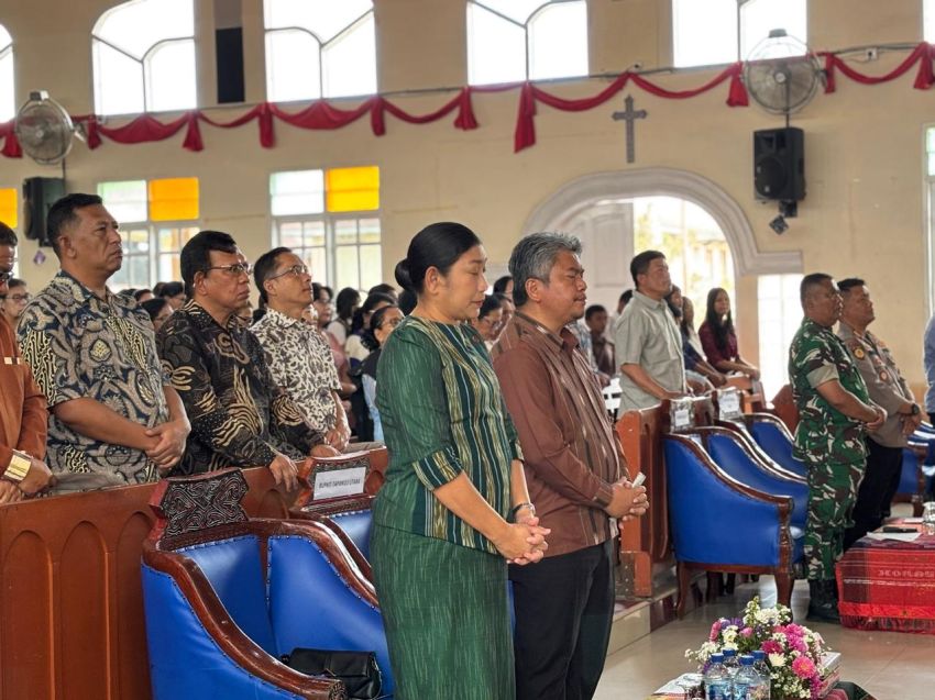 Pemkab Taput Hadiri Perayaan Parheheon Sekolah Minggu HKBP Se-Ressort Onan Hasang
