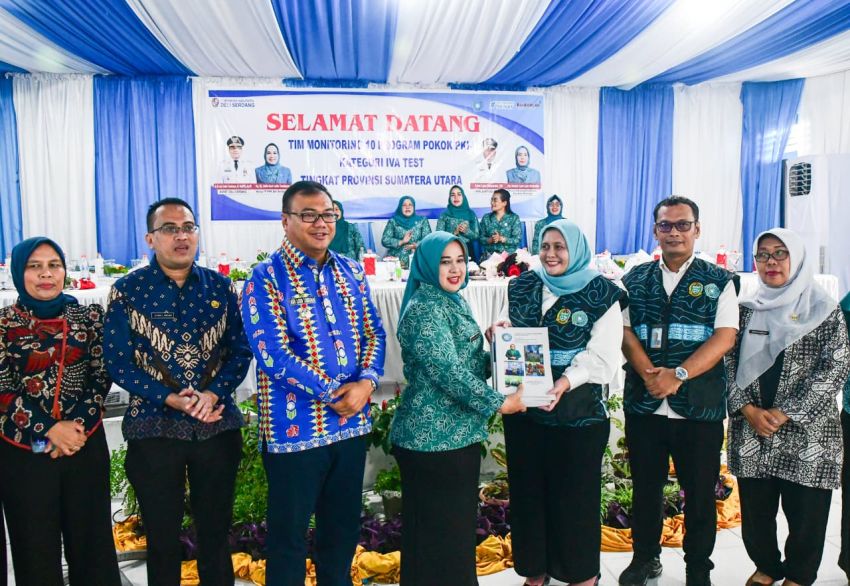 PKK Deli Serdang Kenalkan Mobile IVA Test kepada Tim Monitoring Provinsi