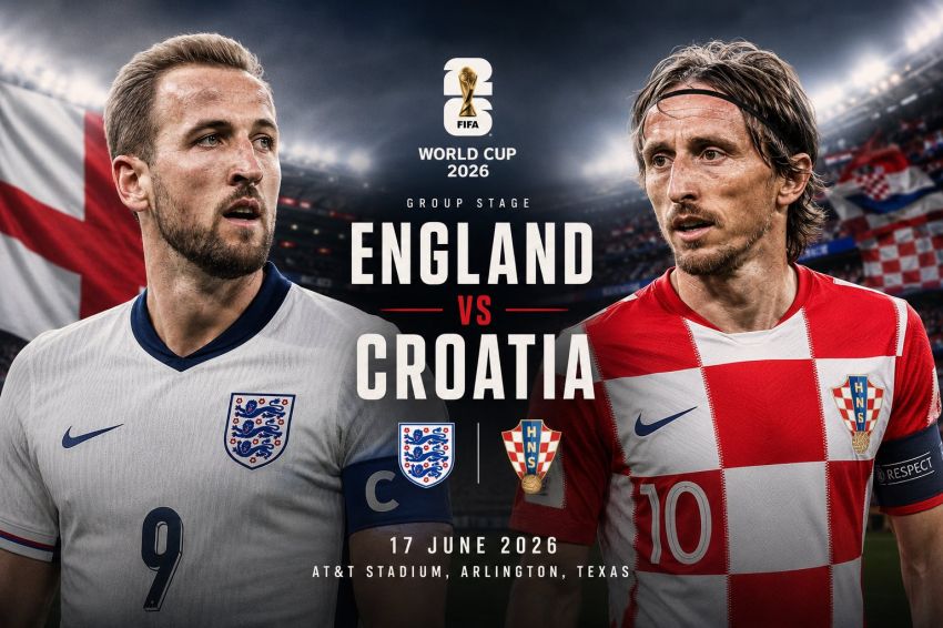 Inggris vs Kroasia, Duel Penuh Tensi