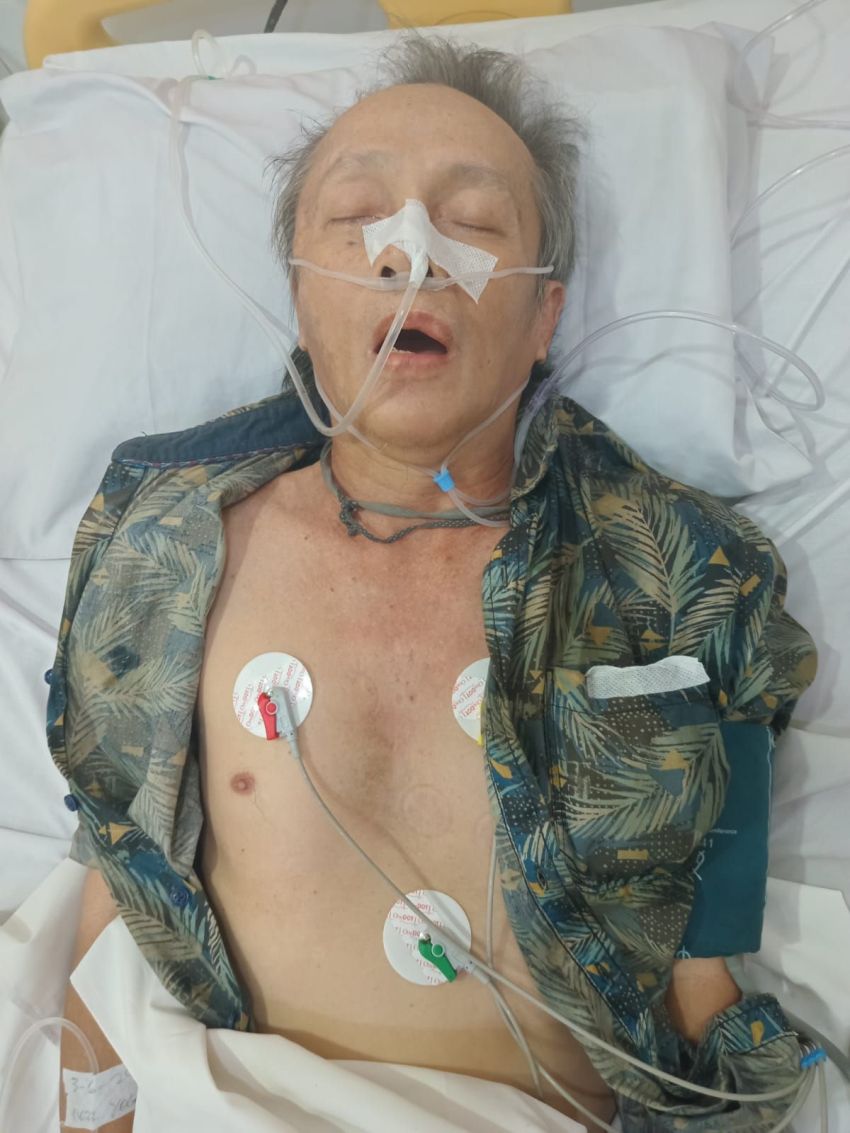 Pria Lansia Pengendara Sepeda Terjatuh di Dekat Citraland Medan, Kini Dirawat di RS Marta Friska