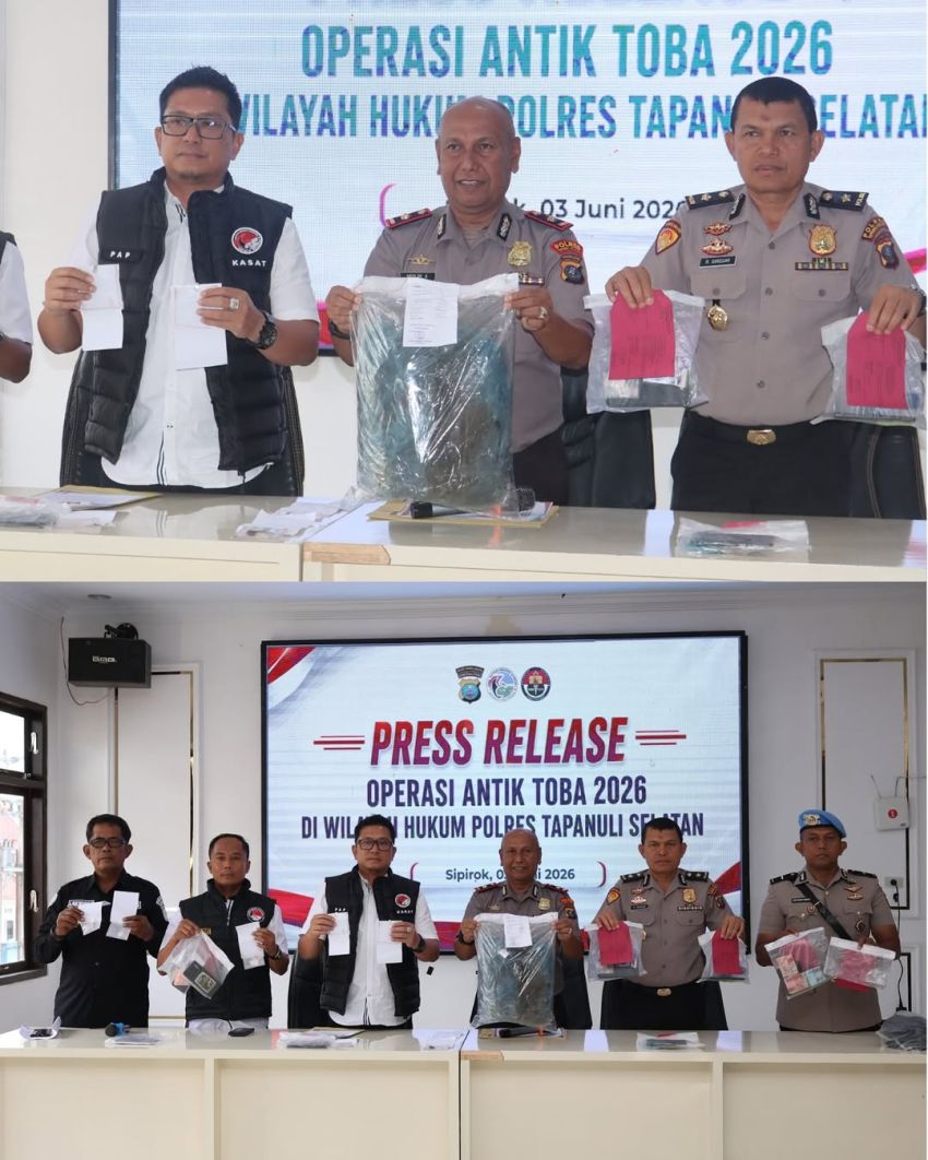 KRYD 20 Hari, Polres Tapsel Ungkap 14 Kasus 14 Tersangka Narkoba