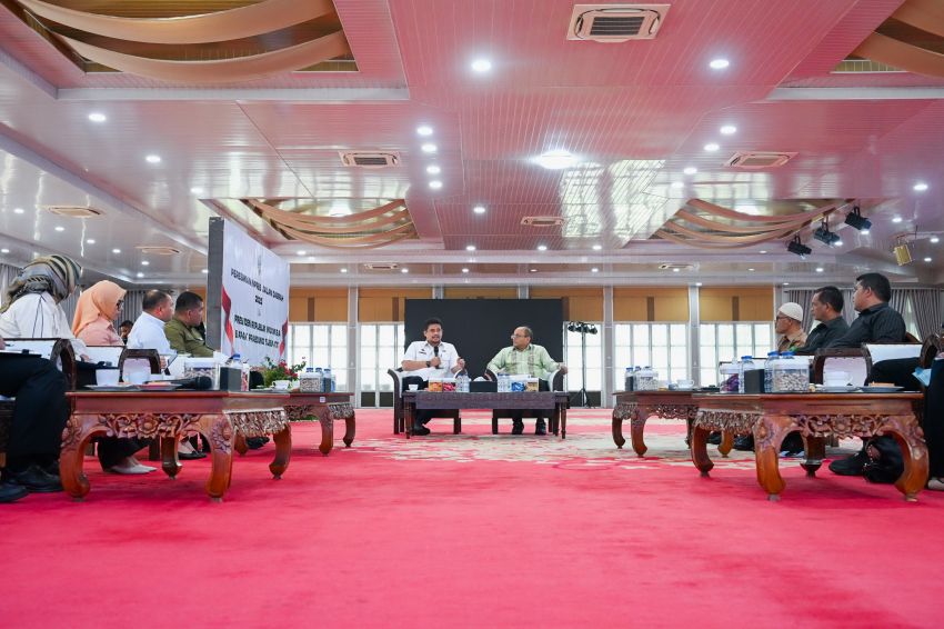 Gubernur Sumut Terima Audiensi Walikota Padangsidimpuan