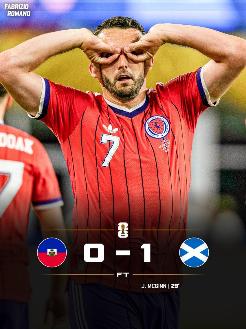 Skotlandia Tekuk Haiti 1-0, John McGinn Selebrasi Khas "Googles"
