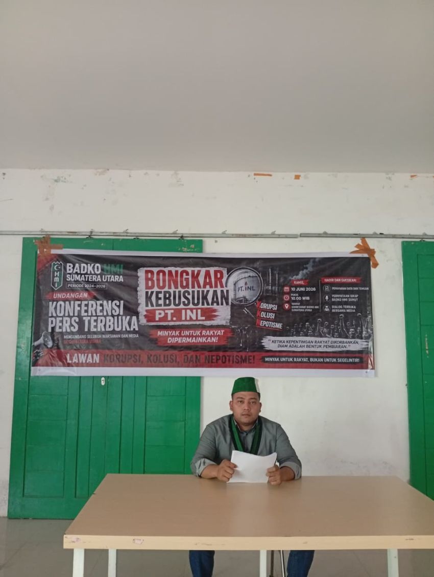 Badko HMI Sumut Bongkar Bau Busuk dan Nepotisme di PT Industri Nabati Lestari, PTPN Harus Bersih-Bersih