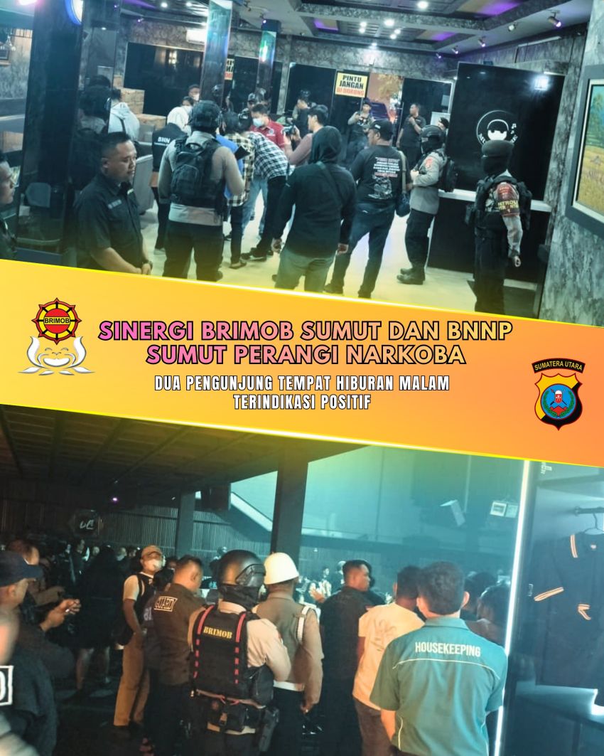 Sinergi Brimob Sumut dan BNNP Sumut Perangi Narkoba