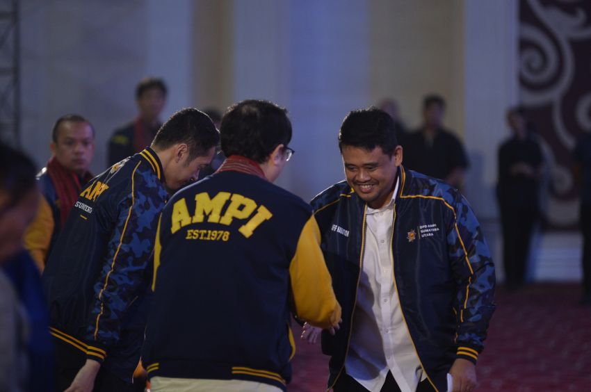 Gubsu Bobby Minta AMPI Satukan OKP Sumut Selesaikan Permasalahan