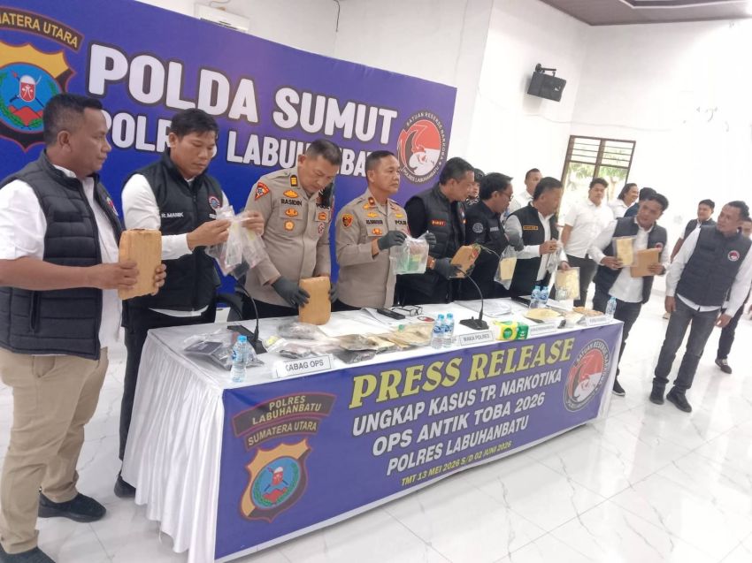 Gulung 91 Bandit Sabu, Sita Kiloan Narkoba