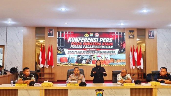 6,8 Kg Ganja Ditemukan di Lapas Sidimpuan, 4 Napi Ditangkap, Ini Perannya...