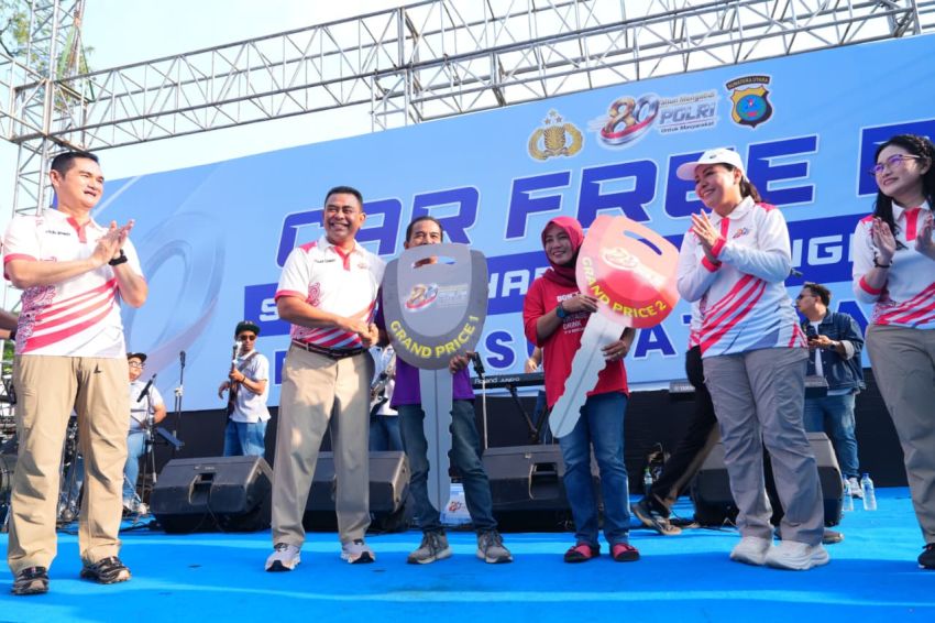 Semarak Bhayangkara ke-80, Polda Sumut Hadirkan Layanan Sosial dan Kepedulian Nyata untuk Masyarakat di CFD Medan