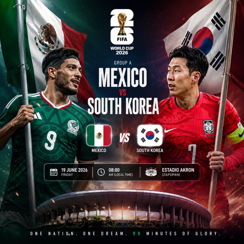 Pagi Nanti Meksiko vs Korea Selatan, Duel Penentu Tiket Pertama Lolos