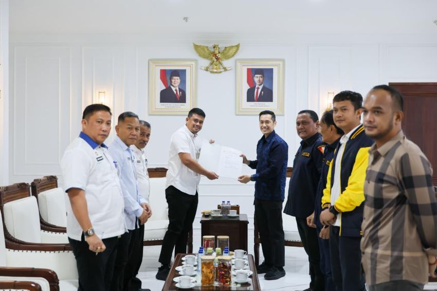 Jelang Pelantikan, DPD AMPI Sumut Temui Gubsu Bobby Nasution