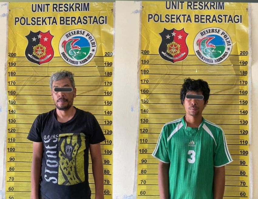 Polsek Berastagi Amankan Dua Terduga Pelaku Pungli di Jalur Wisata Air Panas Doulu