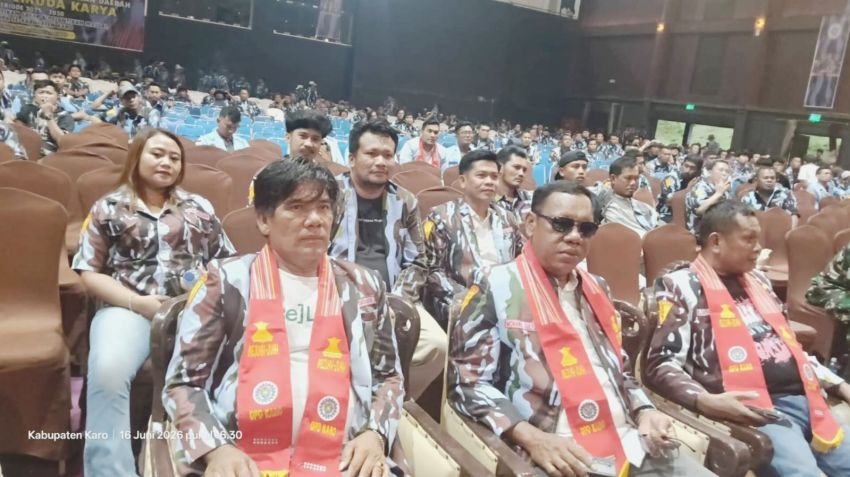 Ketua DPD IPK Deli Serdang Parmonangan Gultom SE dan Jajaran Hadiri Pelantikan DPD IPK Karo