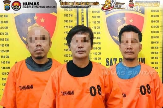 3 Tersangka Baru Kasus Jaka Malau di Taman Bunga Ditahan di Mapolres Pematangsiantar