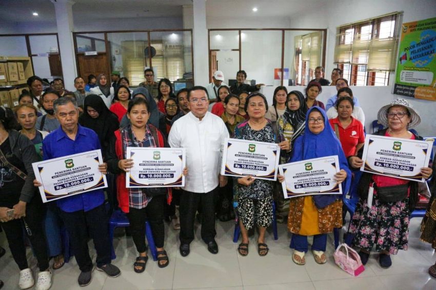 Pemko Pematangsiantar Bantu Pedagang Terdampak Kebakaran Pasar Dwikora