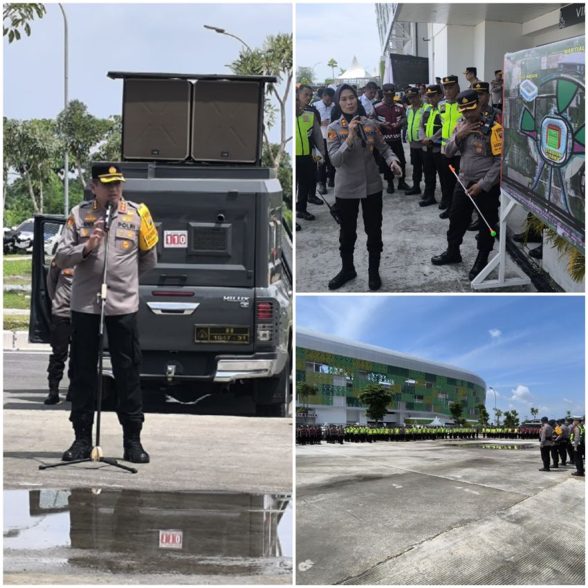 Polresta Deli Serdang Laksanakan Pengamanan Pertandingan Asean U-19 Boys Championship 2026 Di Stadion Utama Sumatera Utara
