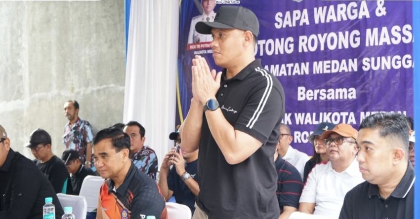 Kadis Dinas SDABMBK Kota Medan Hadiri Gotong Royong dan Sapa Warga di Kecamatan Medan Sunggal