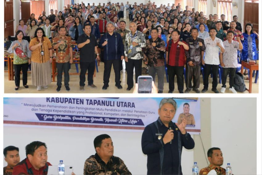 Wakil Bupati Taput Dorong Penataan Guru dan Inovasi Pembelajaran