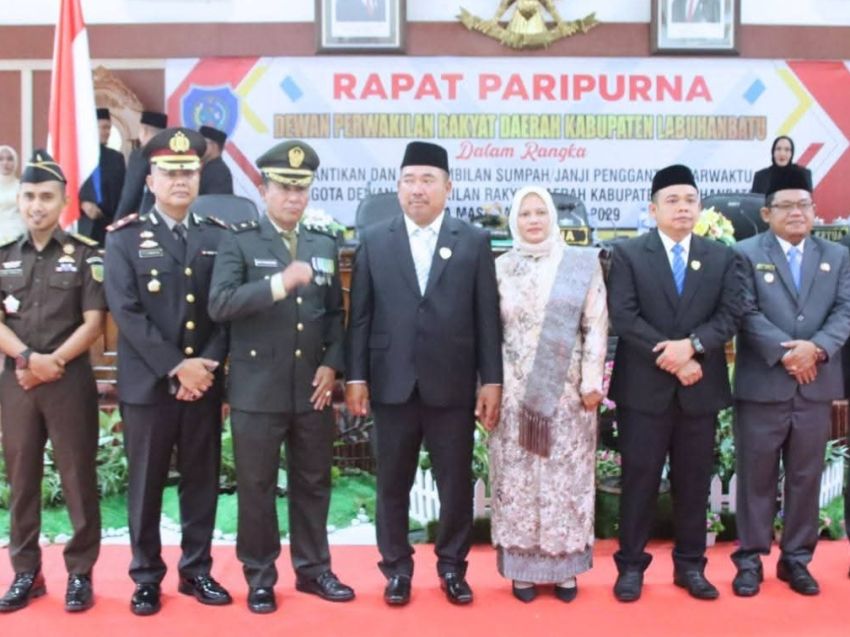 Zulkifli Resmi Dilantik Jadi Anggota DPRD Labuhanbatu Gantikan Almarhum Mas&rsquo;ud