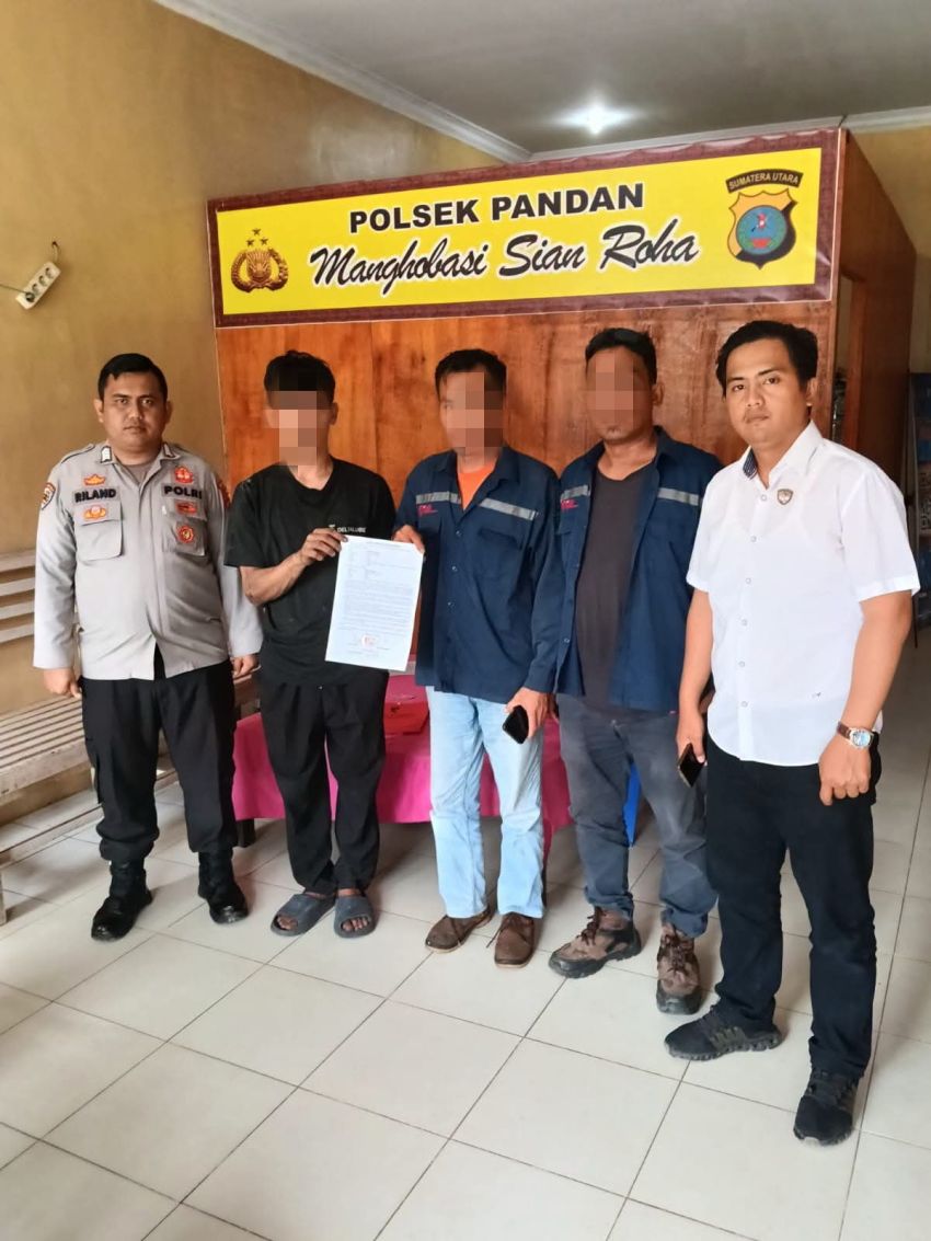 Pencuri Peralatan Kerja Homestay Gastro Berakhir Damai di Polsek Pandan, Tapteng