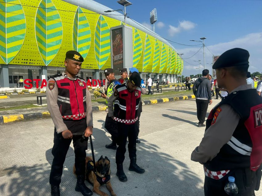 Unit Polsatwa K-9 Polda Sumut Perkuat Pengamanan ASEAN U-19 Boys Championship 2026