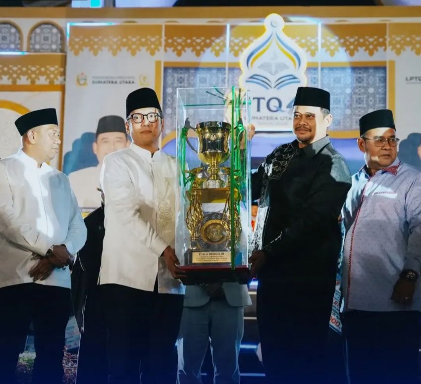 Kota Medan Kembali Juara Umum MTQ Ke-40 Sumut, Rico Waas:Bukti Kuatnya Pembinaan Generasi Qurani