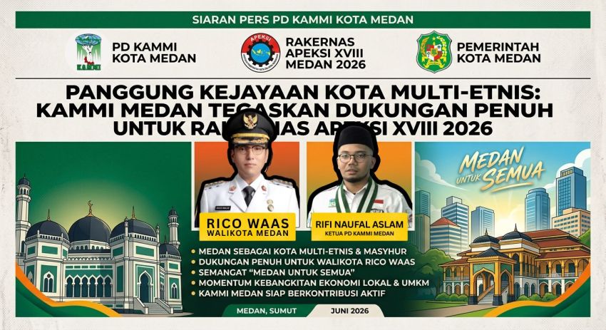Menyongsong APEKSI XVIII: PD KAMMI Kota Medan Gaungkan Semangat &ldquo;Medan Untuk Semua"