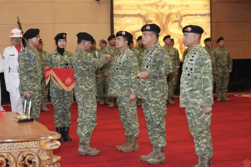 Mabes TNI Gelar Sertijab, Marsdya TNI M Khairil Lubis Menjabat Dansesko TNI