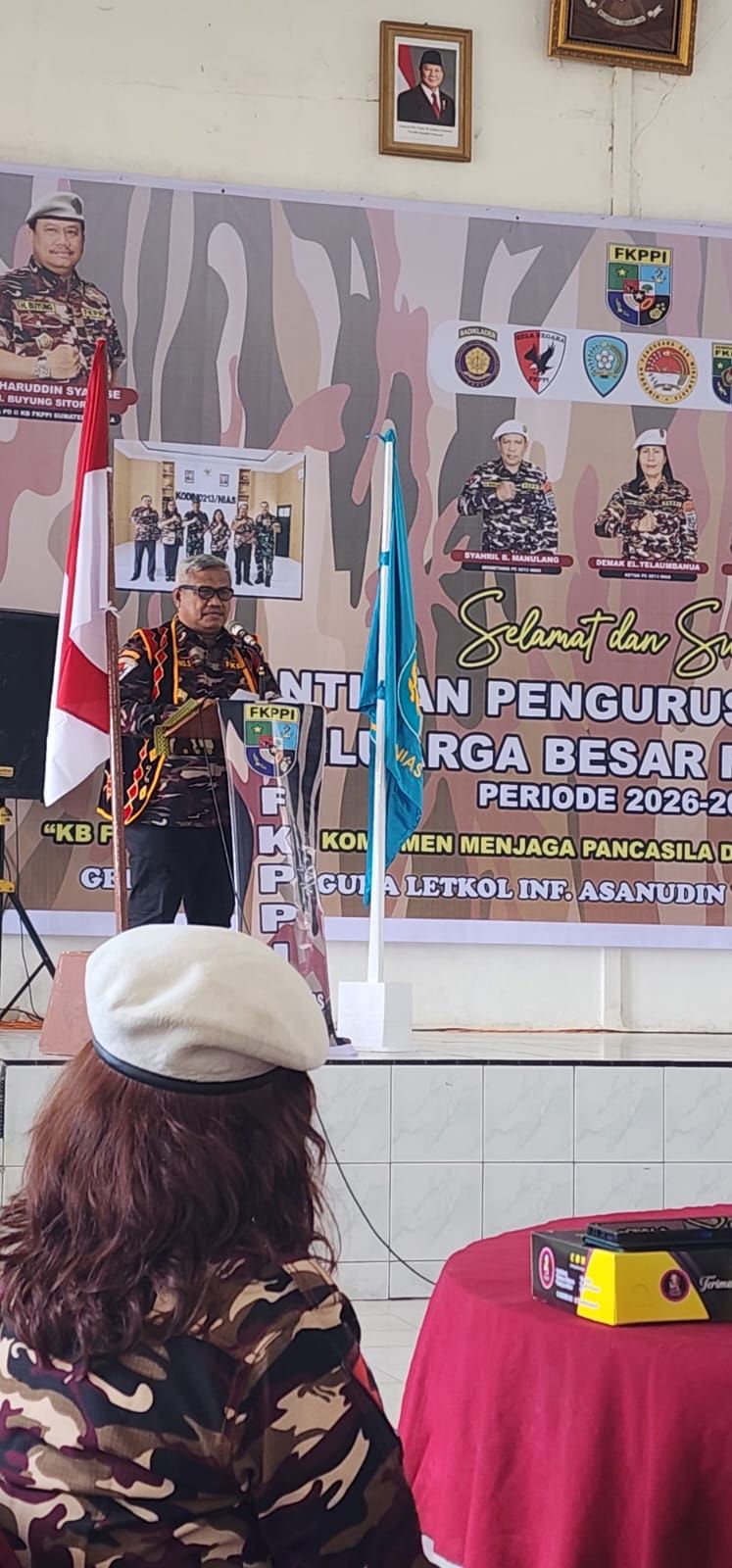 Ketua PD II KB FKPPI Sumut H Buyung Sitorus Lantik Kepengurusan KB FKKPPI PC 0213 Nias