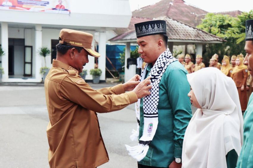 Wali Kota Binjai Lepas Kafilah MTQ dan Petugas Sensus Ekonomi 2026