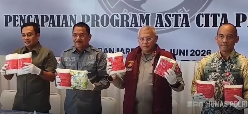 128 Kilogram Sabu Gagal Edar, 5 Tersangka Diamankan Polisi