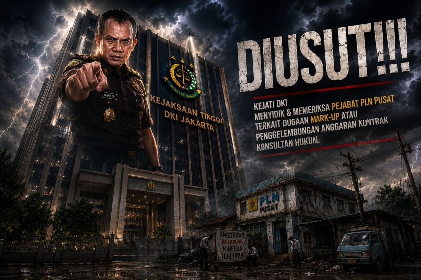 Petinggi PLN Kasak Kusuk Lobi Kejati DKI Jakarta Soal Dugaan Mark-Up Rp13,5 M, Tangkap Yusuf Didi dan Kroninya