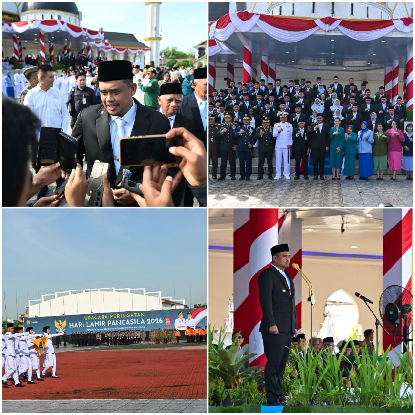 Hari Lahir Pancasila, Bobby Nasution Tegaskan Pancasila Jadi Jawaban Tantangan Global