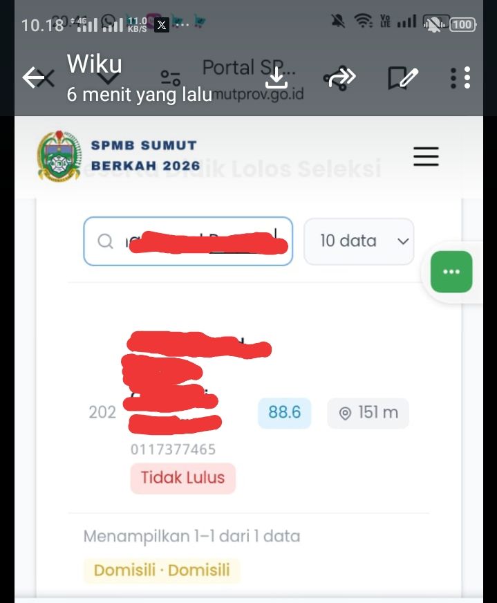 Gagal Lolos PPDB, Ortu Calon Siswa SMAN 1 Medan Ukur Jarak Sekolah ke Alamat Rumah