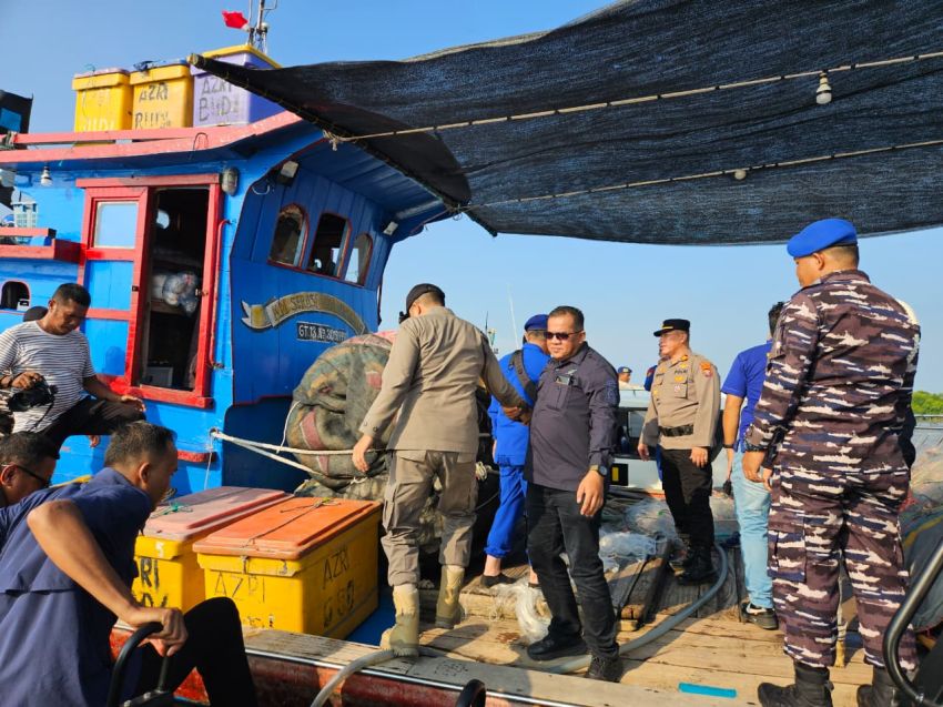 Patroli Laut Gabungan di Selat Malaka, Tim Amankan Nakhoda dan ABK Positif Ganja